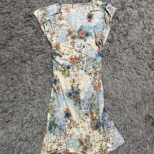 Y2K Plus Size Midi Dress Fairy Boho Size 1XL